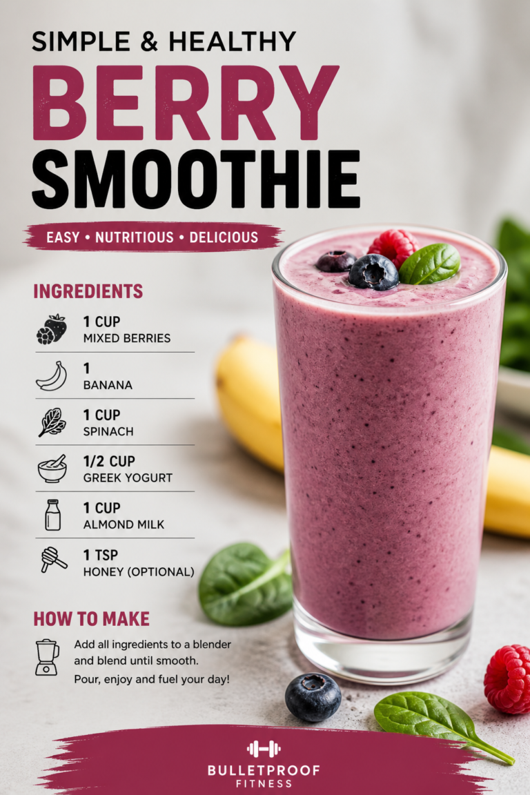 🍓 Healthy Berry Smoothie Recipe