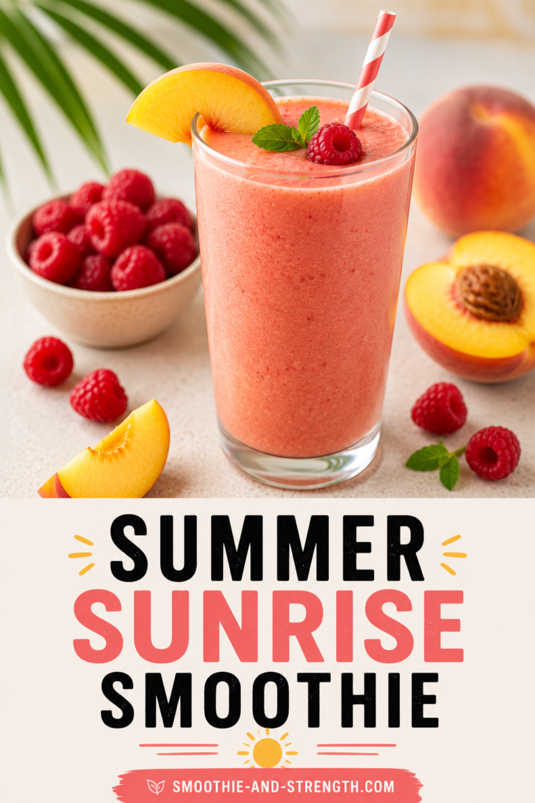 Summer Sunrise Smoothie 🍑☀️
