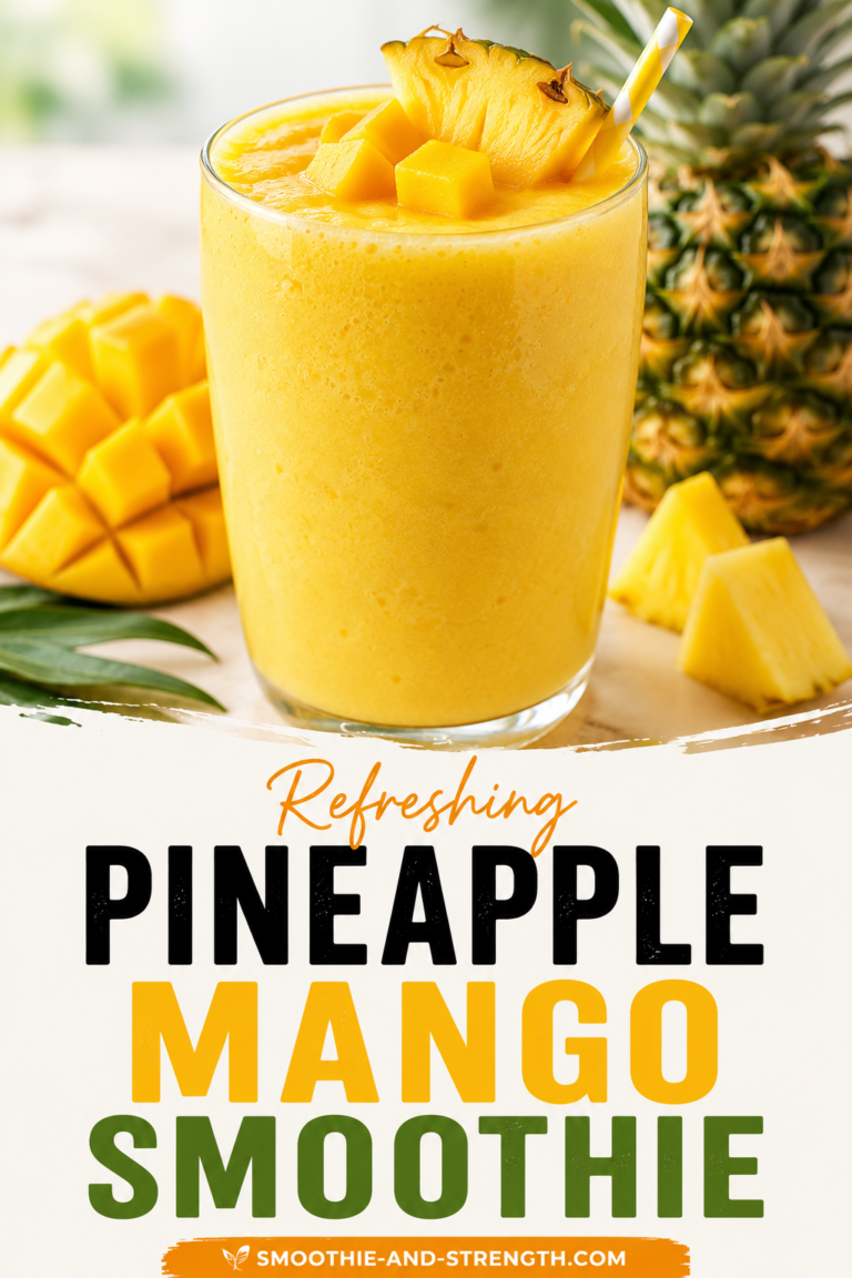 Pineapple Mango Smoothie 🍍🥭