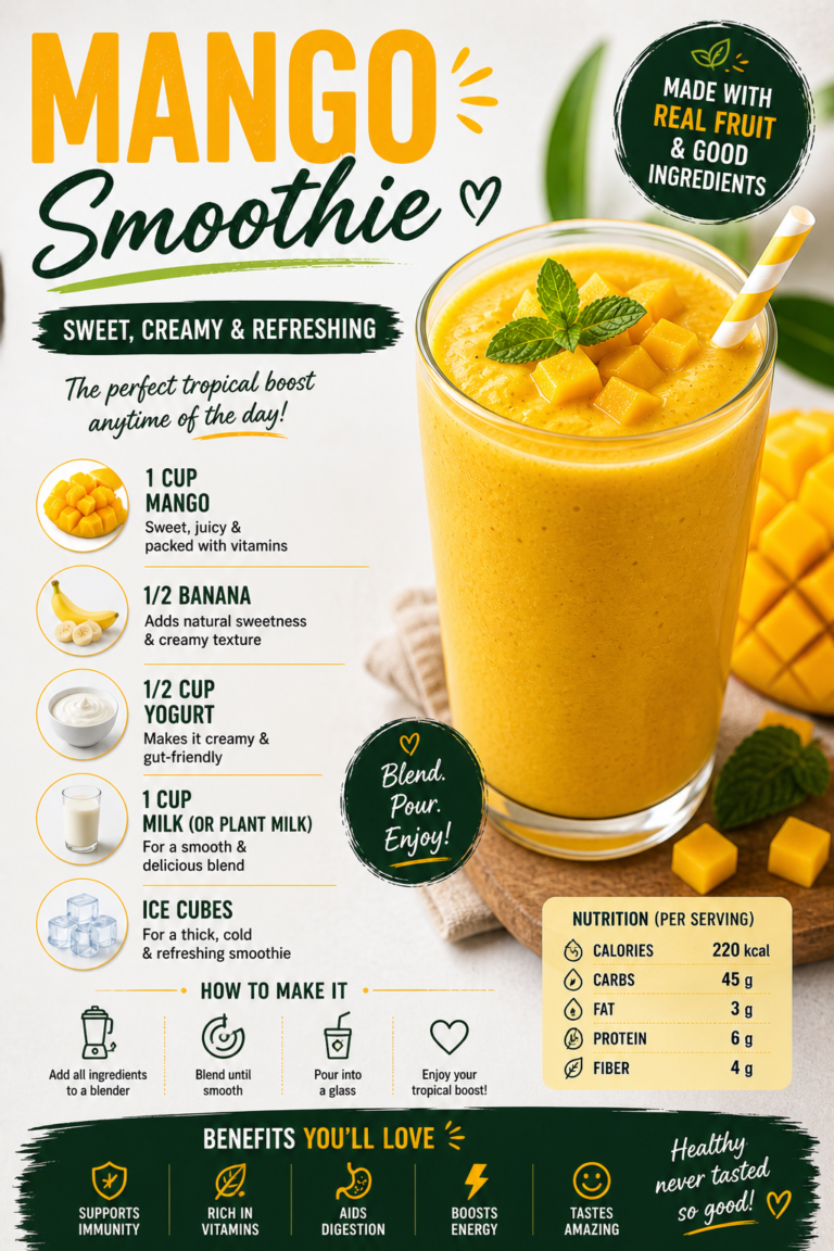 mango smoothie recipe